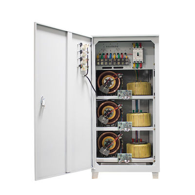 chất lượng  Automatic Voltage Regulator 75KVA Three Phase Servo Motor Type Stabilizer AVR TNS SVC 75KW 380V 440V 480V 415V nhà máy