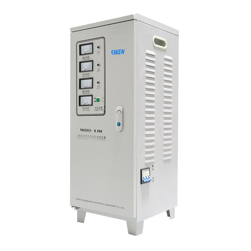9000VA Máy điều chỉnh điện áp tự động ba giai đoạn 380VAC Điện năng AVR Nhà máy ổn định công nghiệp bán trực tiếp