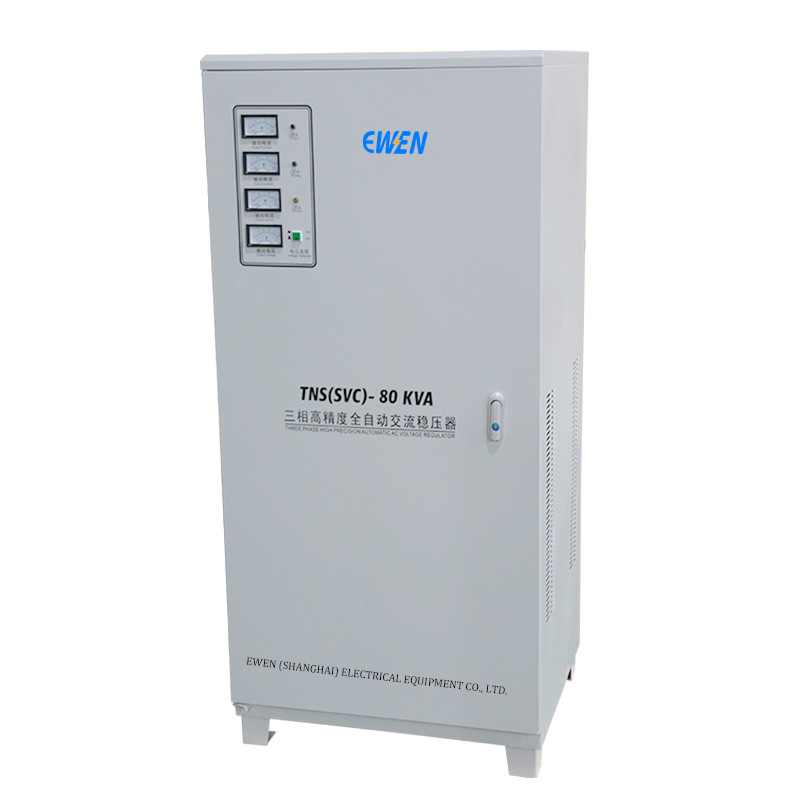 Máy ổn định điện áp ba pha 80KVA 80KW Máy điều chỉnh điện áp tự động và máy ổn định cho sử dụng công nghiệp