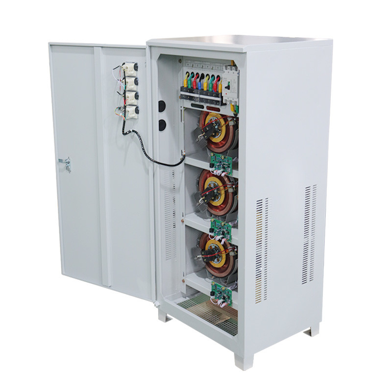 Máy ổn định điện áp ba pha 80KVA 80KW Máy điều chỉnh điện áp tự động và máy ổn định cho sử dụng công nghiệp