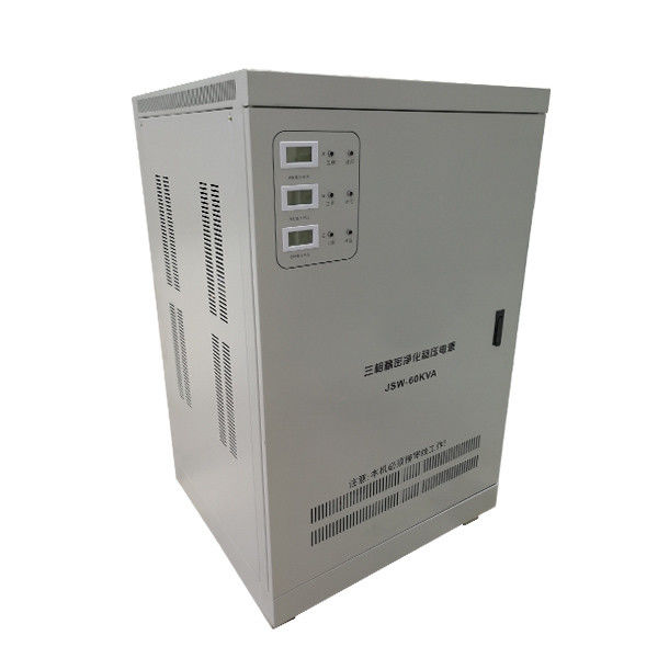 Ổn định điện áp AVR được tinh chế chính xác cao 3 pha 380V 60KVA Tiết kiệm tuyệt vời