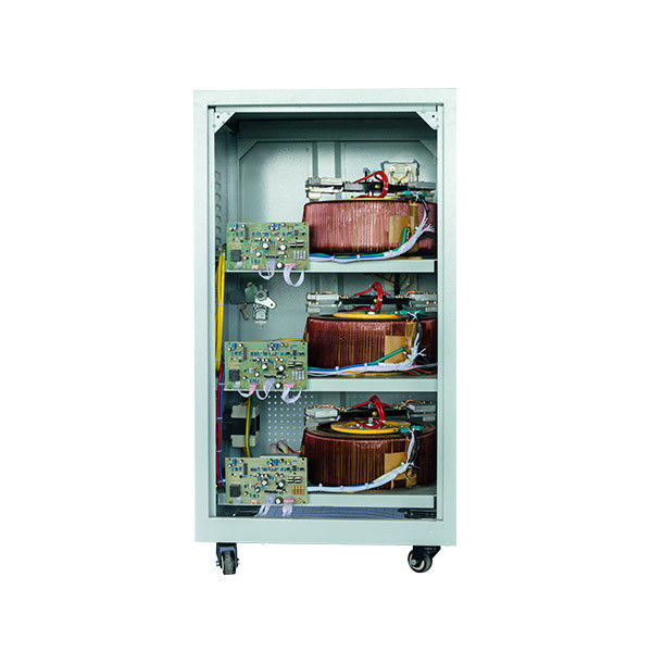 Bộ ổn áp cao áp 20kva 3 pha với điện áp đầu vào / đồng hồ tương tự rộng