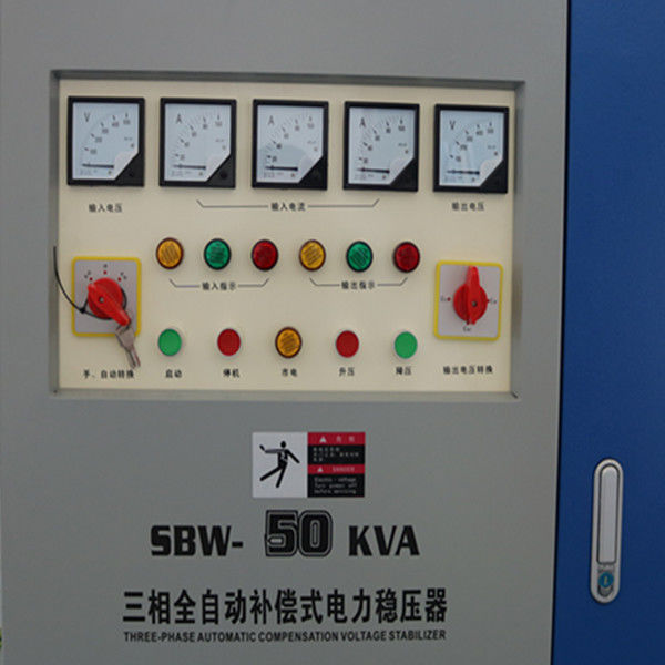 Bộ ổn áp điện áp trạng thái rắn công nghiệp 380V 50KVA 50Hz 60Hz với cột đồng